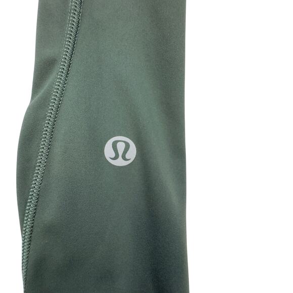 Lululemon Base Pace High-Rise Crop Athleisure Smoked Spruce Women's Size 4 - Picture 4 of 9